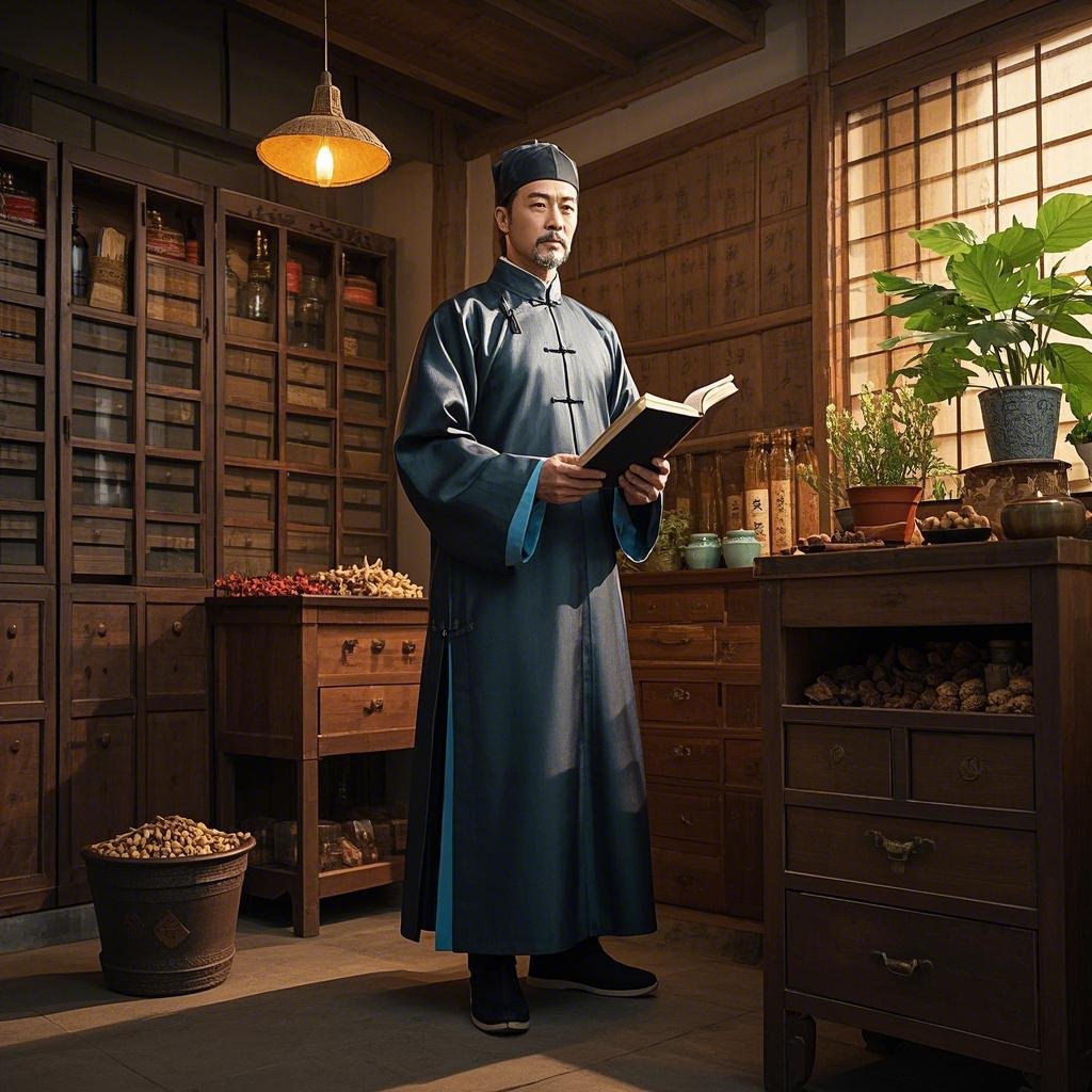 1738720448838323.jpeg 还原叶天士中国清代中医男人, 3视图要求高清。18K 高清照片,真实人物质感,中医,清代着装,全身照、正气凌然 (2).jpeg